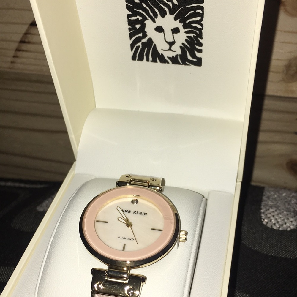 Genuine diamond collection PINK GOKD watch